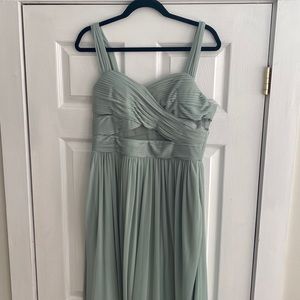Birdy Grey sage bridesmaids dress